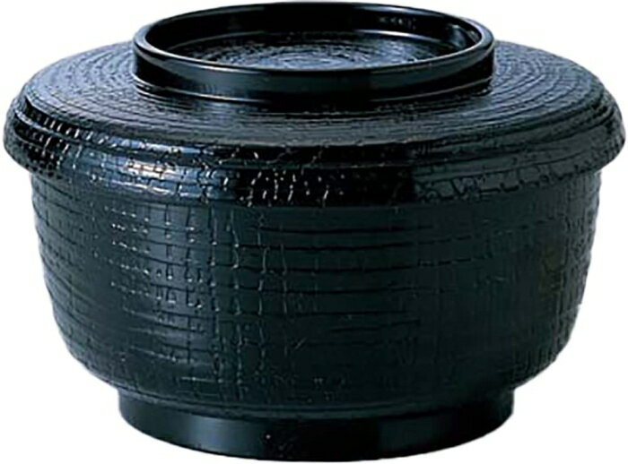Rakuten - 福井クラフト(Fukui Craft) 福井クラフト 耐熱ケヤキ割子(蓋親) 黒塗(内黒)セット 12033690 (1875405)