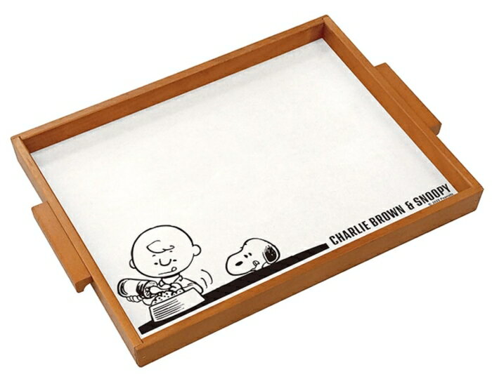 ナガノファクトリー(NaganoFactory) スヌーピー ウッドトレーL (チャーリーブラウン＆スヌーピー) SN3500 (2195458)