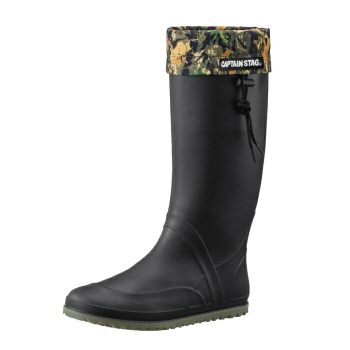福山ゴム工業 長靴 キャプテンスタッグ CS-05 ブラック LL ER71900 (2182044)