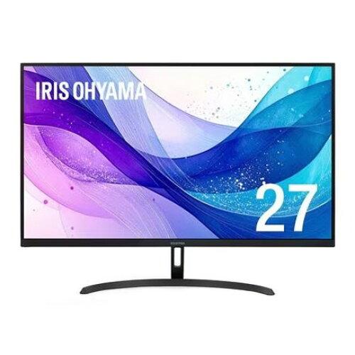 IRISOHYAMA アイリスオーヤマ 27型ワイド液晶ディスプレイ/1920×1080/HDMI+1、D-Sub15ピン+1/ブラック/スピーカー/ADSパネル採用(DT-JF275S-B)