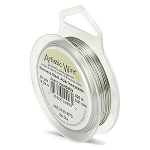Wire and Cable Specialties AW ワイヤー(オールドスプールス) ステンレススティール24(0.5Φ) 24(0.5mm)約18.2m (1829627)