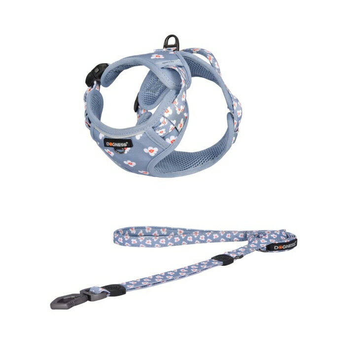 Rakuten - DOGNESS ルークラン ドッグネス リード＆ハーネスセット リトルラスカル フォゲットミーノット ペット用品 (2141723)