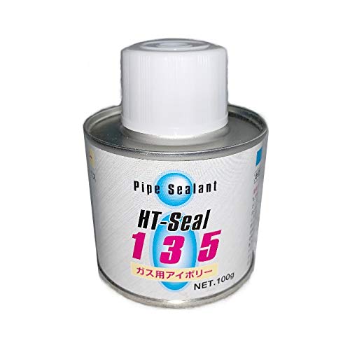 ヘルメチック(Hermetic) ヘルメチック 配管用シール剤 135ガス用アイボリー100g (135GASIV100 6837)