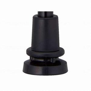 ウェルファン まごころステッキあんしん杖先シングル替えゴム (009796) ブラック 19mm