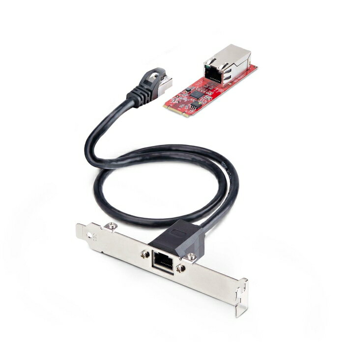 STARTECH.COM ネットワークアダプターカード/1ポート/M.2 2280 B+M Key/2.5G(MR12GI-NETWORK-CARD)