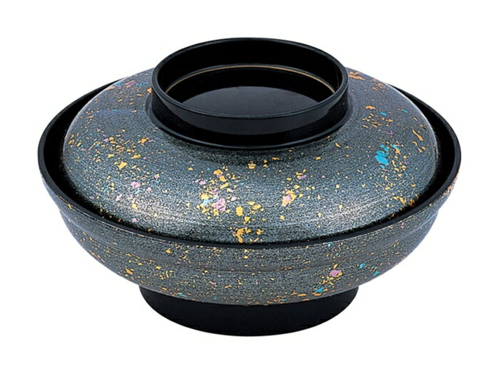 Ramen Bowls - 福井クラフト(Fukui Craft) 福井クラフト 5.5寸大輪丼浅型銀光彩 32000110 (1875057)