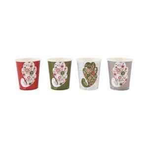 Paper Cups - サンナップ ホールマーク フラワー柄カップ 5オンス 150ml 100個入 C15100HMF