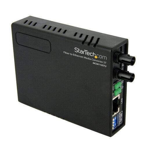 STARTECH.COM 光メディアコンバータ イーサネット(10/100M)-光ファイバ(100BASEーFX) マルチモート