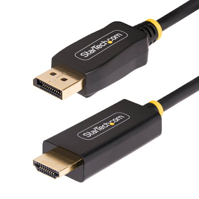 樂天商城 - STARTECH.COM ディスプレイ変換ケーブル/HDMI 2.0b - DP 1.4/3m/4K60Hz/BK(10F-DP-HDMI-4K60-HDR)
