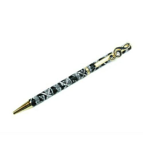 仁王インターナショナル キラキラボールペン 音符1【スワロフスキーのオーナメント付】 (446-65319)
