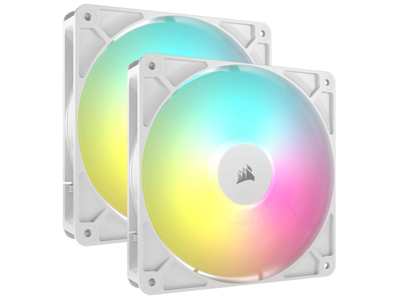 コルセア PCケースファン RS140 ARGB WHITE Dual Fans