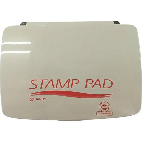 サンビースタンプ台(顔料系) 大型 赤 SA-11 (1179966)