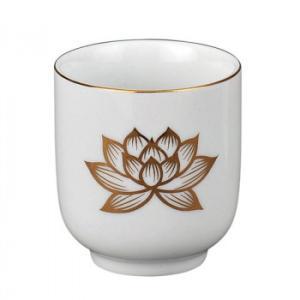 サンメニー 茶湯器 陶器製 中 白金ハス 5110860091072 (2281096)