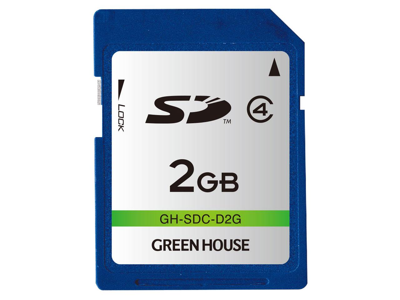 &nbsp;メーカー&nbsp;グリーンハウス(GREEN HOUSE)&nbsp;商品カテゴリ&nbsp;メモリカード＞SDカード&nbsp;発送目安&nbsp;1日〜2日以内に発送予定（土日祝除）&nbsp;お支払方法&nbsp;銀行振込・クレジットカード&nbsp;送料&nbsp;送料無料&nbsp;特記事項&nbsp;&nbsp;その他&nbsp;※※※※※※※※※※※※※※※※※ 仕様 ※※※※※※※※※※※※※※※※※メモリー種類 SDメモリーカードメモリー容量 2GB1GBあたりの価格 495 円スピードクラス CLASS4最大転送速度 20 MB/s最大書込速度 10 MB/s