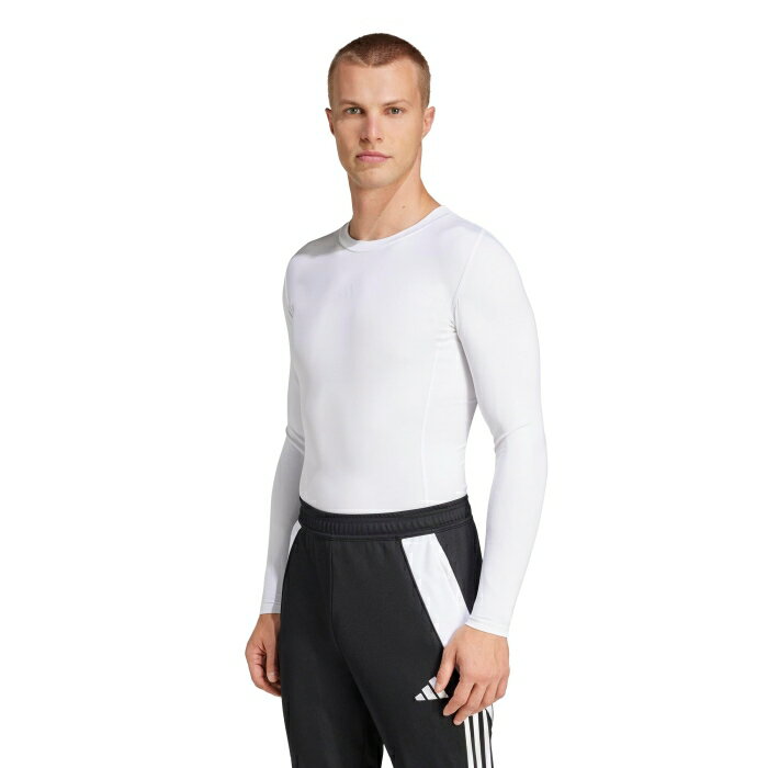 ADIDAS アディダス 51__ナガソデベースレイヤー (KSC51) [色 : WHT] [サイズ : J/2XL]