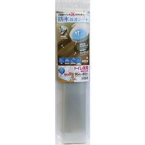 明和グラビア 防水保護シート トイレ床用 90cm×80cm 透明(TO) BKT-9080 (1051405)