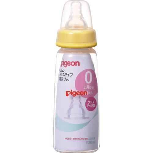 Milk Bottle - PIGEON ピジョン Pigeon(ピジョン) スリム哺乳瓶 プラスチック 200ml 412397 (1887878)
