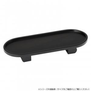 サンメニー 小判型 木製 仏器膳 6.0寸 黒丹色 5225606000034 (2281133)