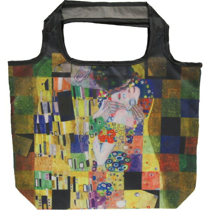ユーパワー 名画モザイクアートシリーズ 〜エコバッグ(Mサイズ)〜 クリムト「ザ・キス」 AM-00905 (1894595)
