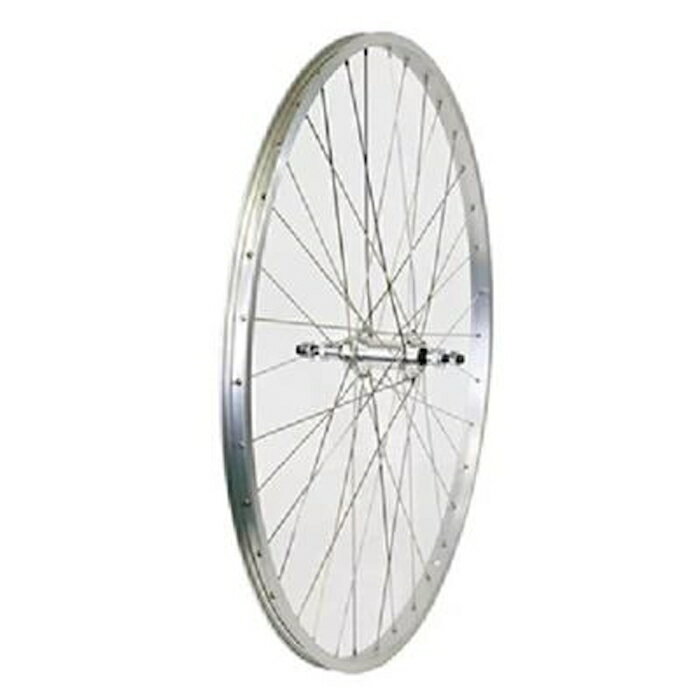 敷島自転車 前輪700X28C ナット式5/8軸 アルミリム【沖縄・離島への配送不可】