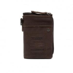 U, 吉 - トップハウス DEVICE WORK 二つ折り財布 ダークブラウン DPL60058 (2248488)