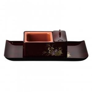 incense Burners - サンメニー 慈愛(じあい)香炉 焼香盆セット タメライト 蒔絵 鉄仙 3827002426021 (2280822)