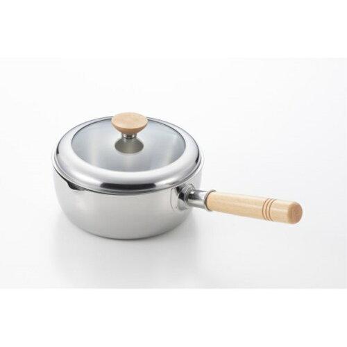 Pans - ヨシカワ(Yoshikawa) ヨシカワ SJ3817 見える!木柄ソースパン 20cm
