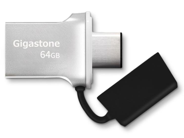 Gigastone OTG USB-A、USB Type-C両対応 USBメモリー 64GB(GJUO-64GR)