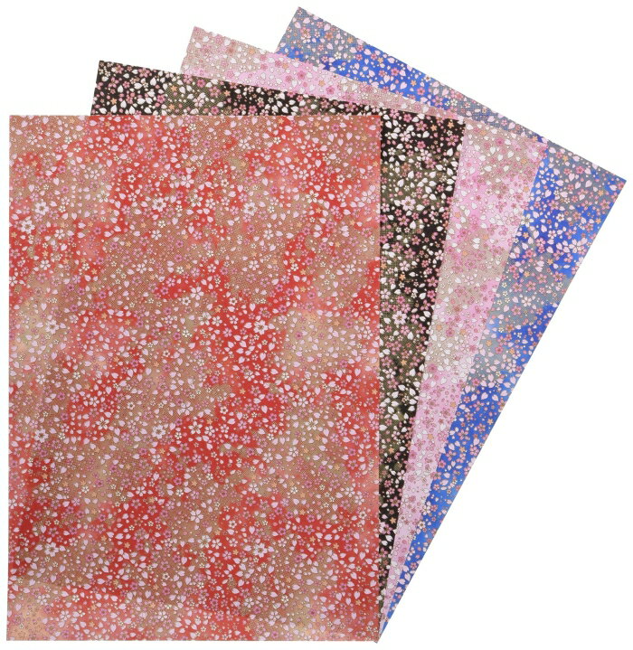 クラサワ(Kurasawa) はんなり和紙 4種込各3枚入 B4(364×257mm) KD1-A  ...