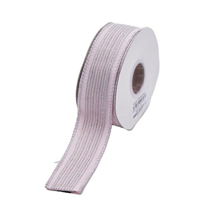 ホワイエ(Foyer) ワイヤーリボン GILTTER DORI TRIM DUPION RIBBON PK 3.8cm 9600090PK (2044771)