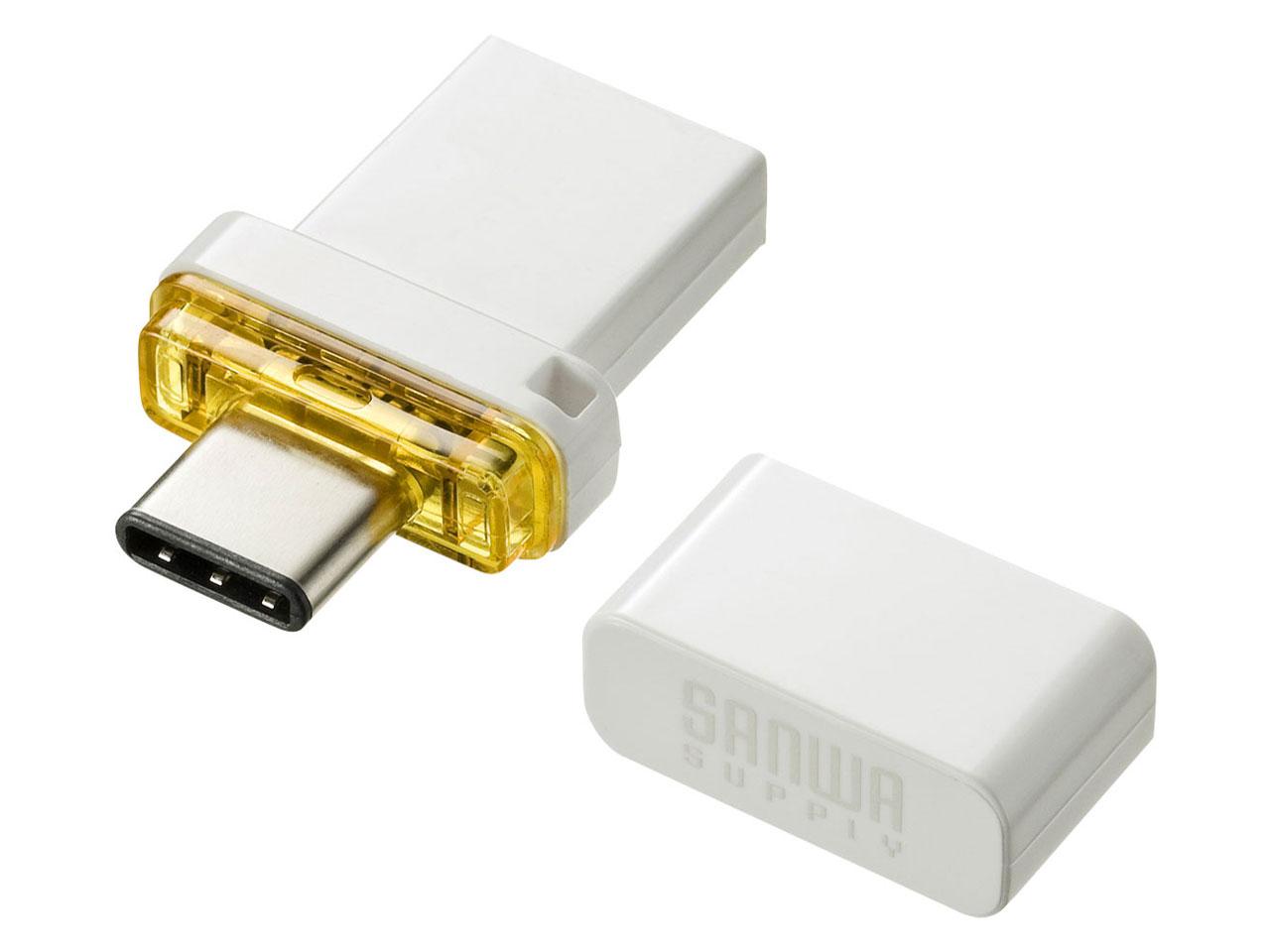 SANWASUPPLY サンワサプライ USB Type-C メモリ【UFD-3TC32GW】