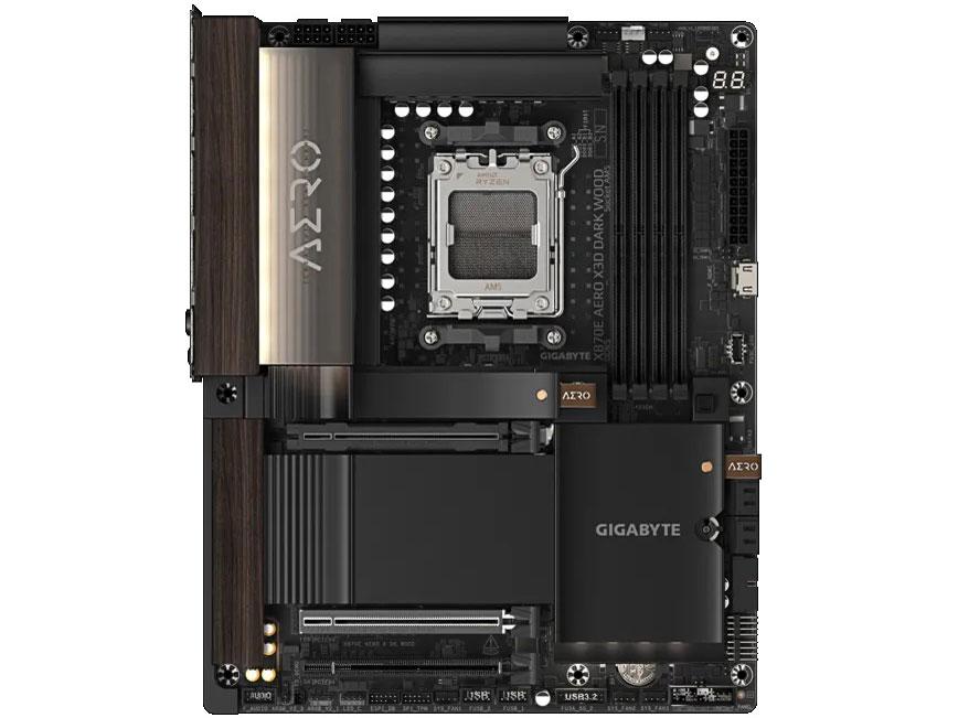 GIGABYTE X870E AERO X3D DARK WOOD