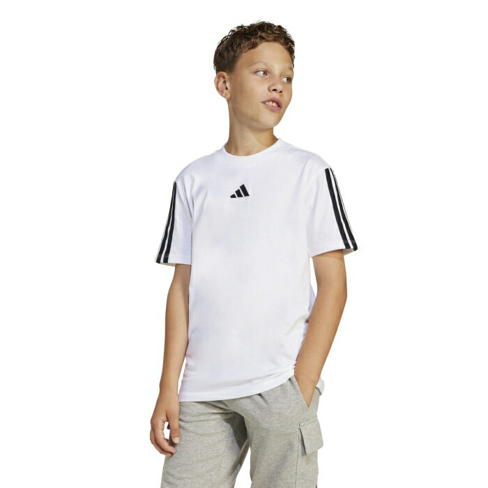 ADIDAS アディダス 51_KESS3STTシャツ (KRG92) [色 : WHT/BLK] [サイズ : J130]