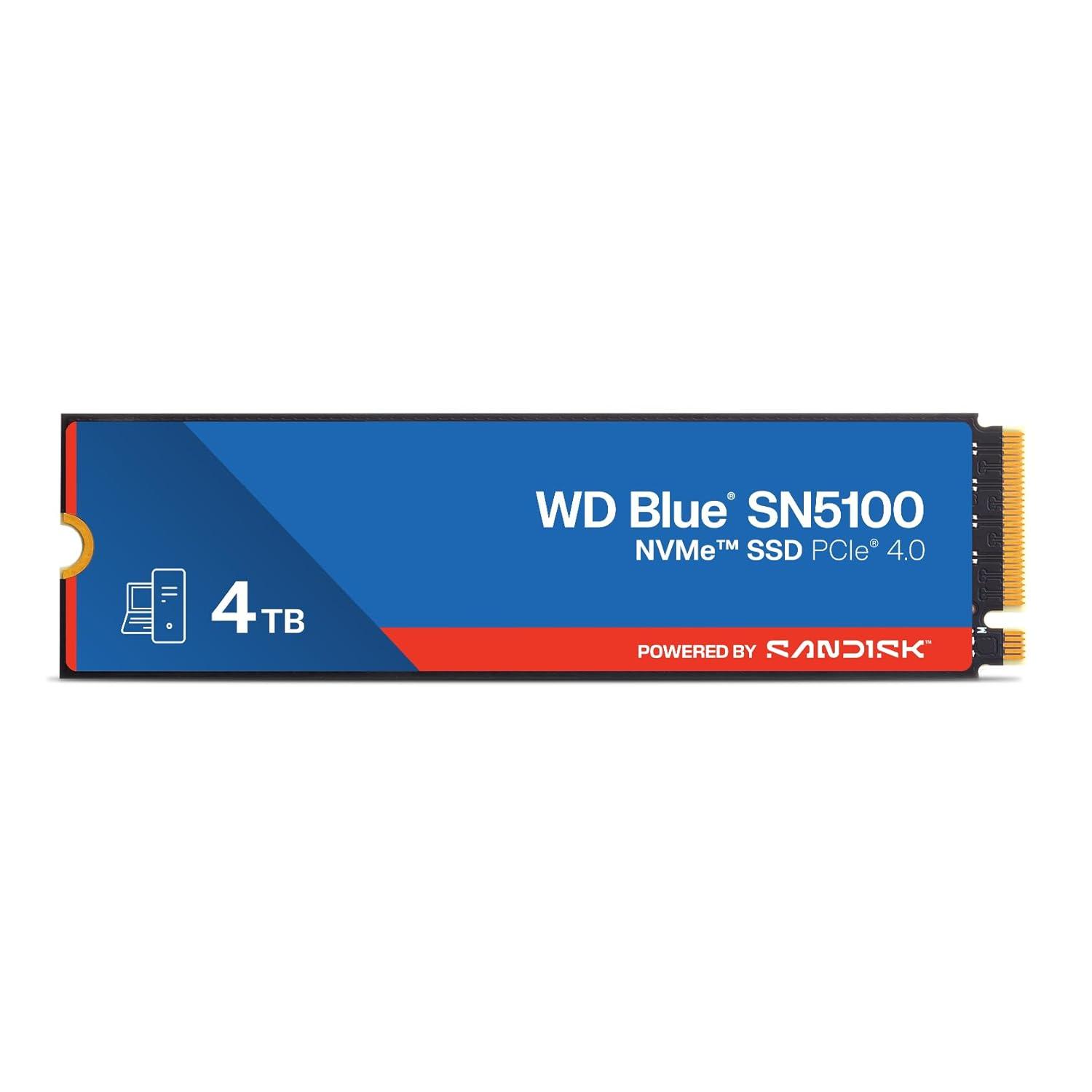 &nbsp;メーカー&nbsp;WESTERN DIGITAL&nbsp;商品カテゴリ&nbsp;PCパーツ＞内蔵SSD&nbsp;発送目安&nbsp;翌日までに発送（休業日除く）&nbsp;お支払方法&nbsp;銀行振込・クレジットカード&nbsp;送料&nbsp;送料無料&nbsp;特記事項&nbsp;&nbsp;その他&nbsp;※※※※※※※※※※※※※※※※※ 仕様 ※※※※※※※※※※※※※※※※※容量 4000 GB規格サイズ M.2 (Type2280)インターフェイス PCI-Express Gen4フラッシュメモリタイプ QLC 3D CBA NANDタイプ 内蔵NVMe ○厚さ 2.38 mm1GBあたりの価格 25 円読込速度 6900 MB/s書込速度 6700 MB/sランダム読込速度 ランダム読み出し最大：900K IOPSランダム書込速度 ランダム書き込み最大：1100K IOPSTBW 1200 TBWDWPD 0.16