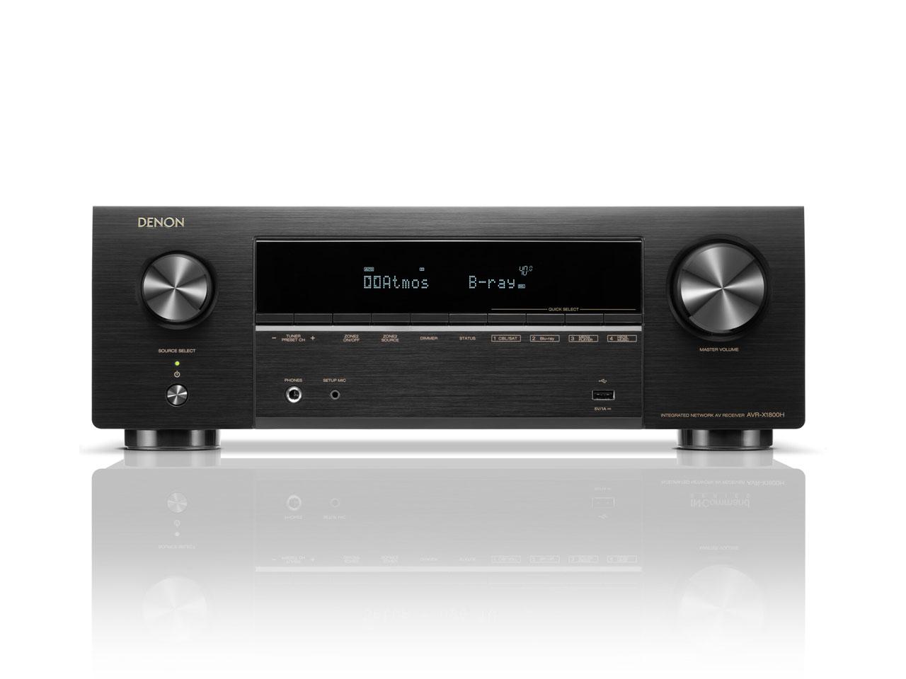 Polk Audio DENON AVR-X1800H-K 