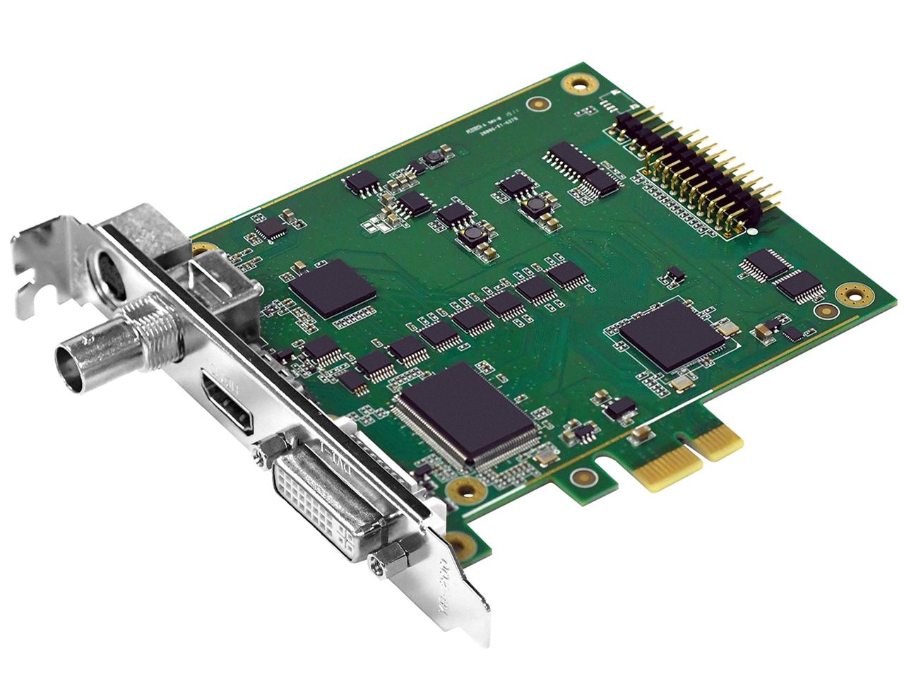 One Seg Tuner - IODATA アイオーデータ SDI/DVI/HDMI/S-Video 入力対応 ソフトウェアエンコード型 PCIeキャプチャーボード(GV-DSHVR)
