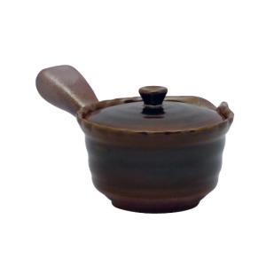 スズ木 アメ ワン形珈琲急須(カップ網)【日本製・萬古焼】 (0977-5830)