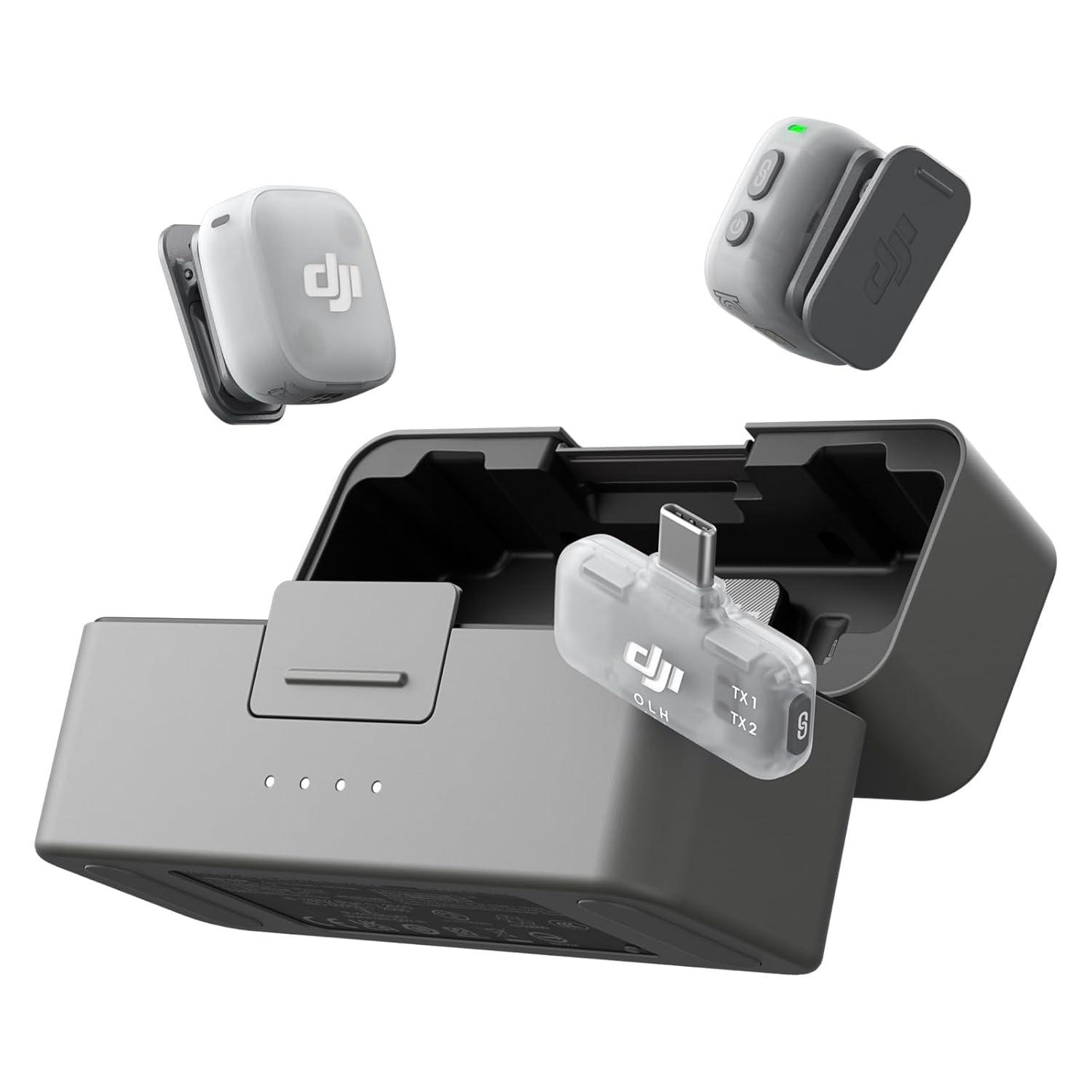 大疆創新科技 DJI Mic Mini 2 (2 TX +1 Mobile RX +Charging Case)(CP.RN.00000532.02)
