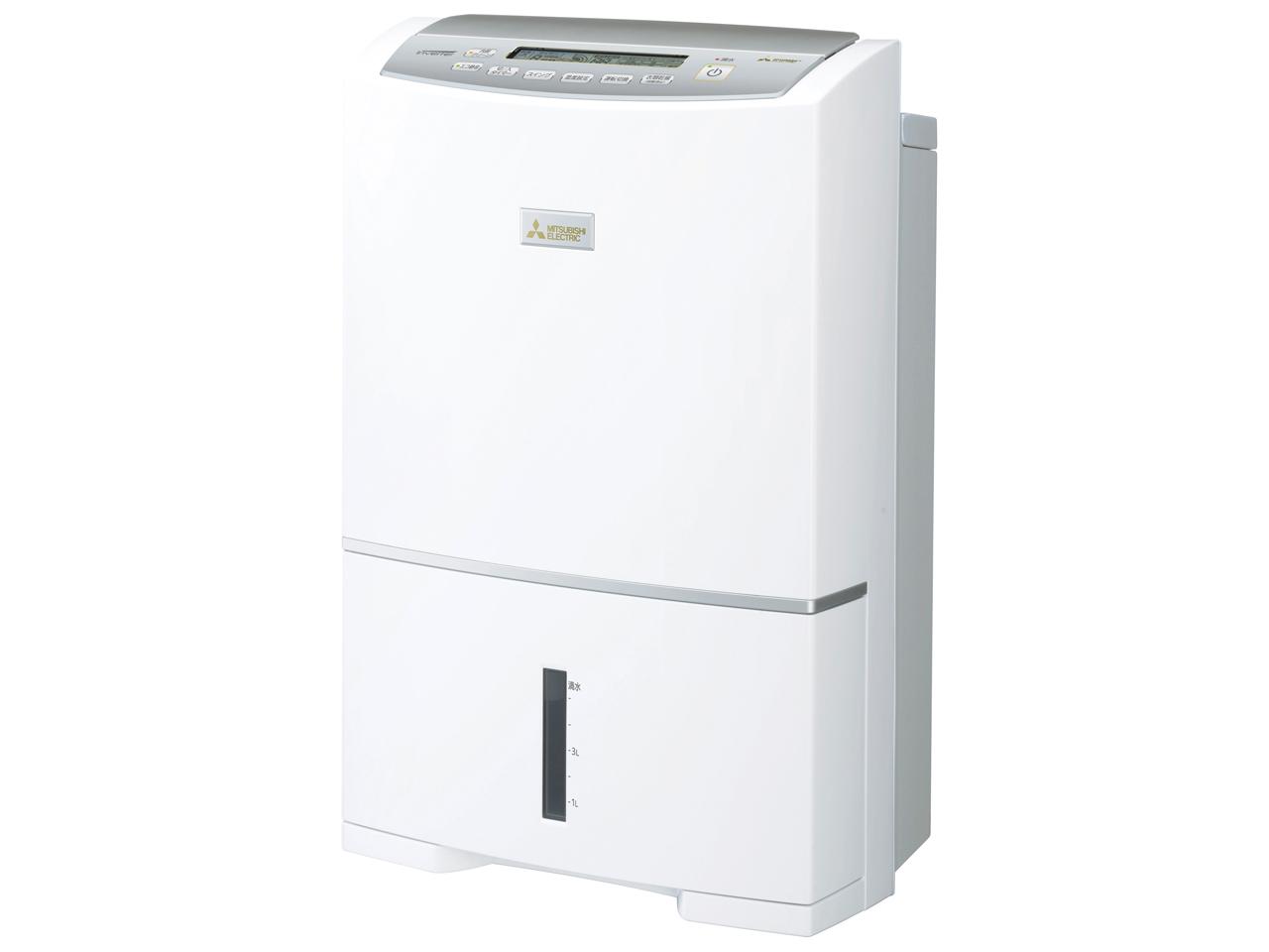 MITSUBISHI 三菱電機 衣類乾燥除湿機 除湿能力:24.5L/日 タンク容量 約5.5L コンプレッサー式 トリプルバリアフィルター搭載 ホワイト(MJ-PV250ZX)