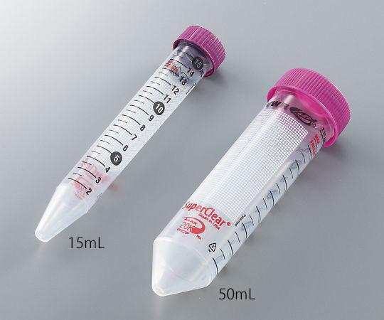 アズワン スーパークリアー遠沈管　50mL　50本x10袋入 93000-032 1箱(50本×10袋入)