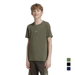 ADIDAS アディダス UTIエアロレディヘザーTシャツ (KMR64) [色 : シャドーオリー ...
