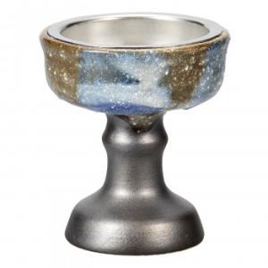 サンメニー 希空(のあ) 仏器 信楽焼 落とし付 ブルー 5125008200072 (2281089)