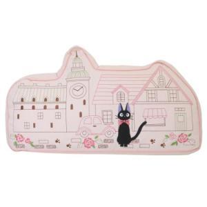 樂天商城 - 丸眞 スタジオジブリ 魔女の宅急便 ジジ たそがれて ダイカットクッション ぬいぐるみ (1145024200)【入数:3】