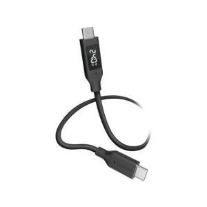 樂天商城 - ELECOM エレコム USB Type-Cケーブル/シリコン/USB PD240W/1m/ブラック(MPA-CCW10BK)