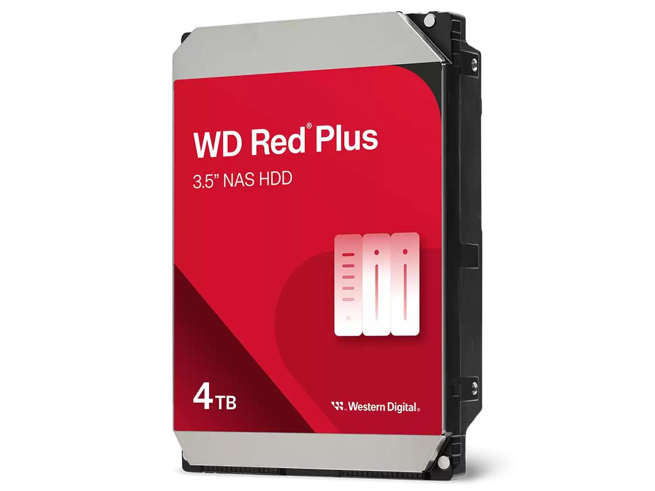 WESTERN DIGITAL WD Red Plus Internal NAS HDD 3.5”-4 TB WD40EFZZ(WD40EFZZ)
