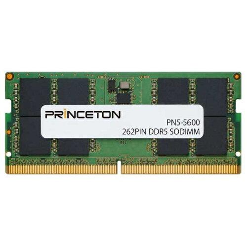 プリンストン DDR5-5600対応ノート・小型デスクトップPC用メモリーモジュール(PN5-5600-16G)
