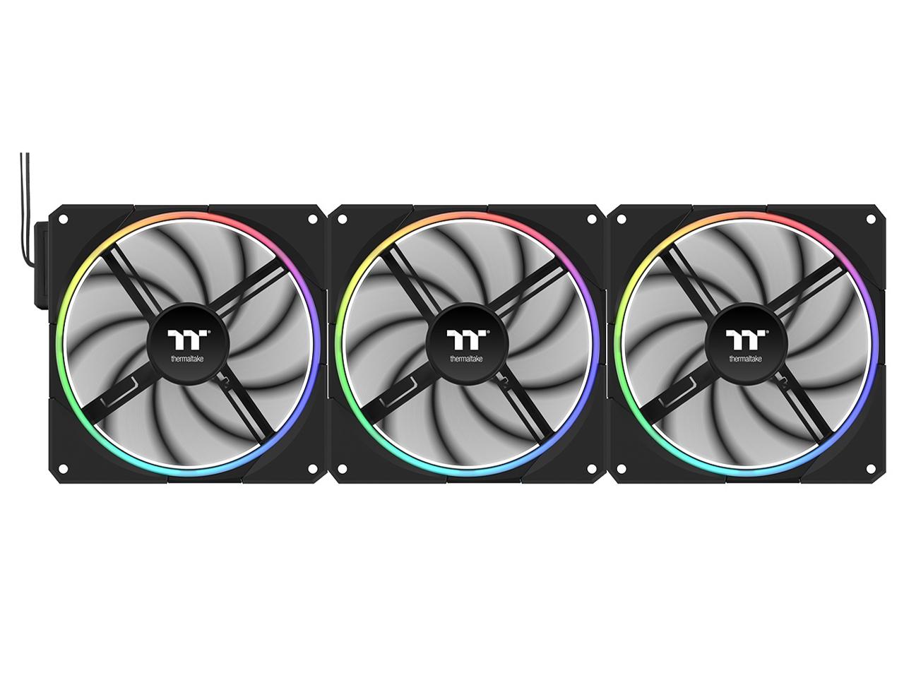 THERMALTAKE TECHNOLOGY Thermaltake TS140 EX RGB Fan Black 140mm PCケースファン CL-F208-PL14SW-A FN2565