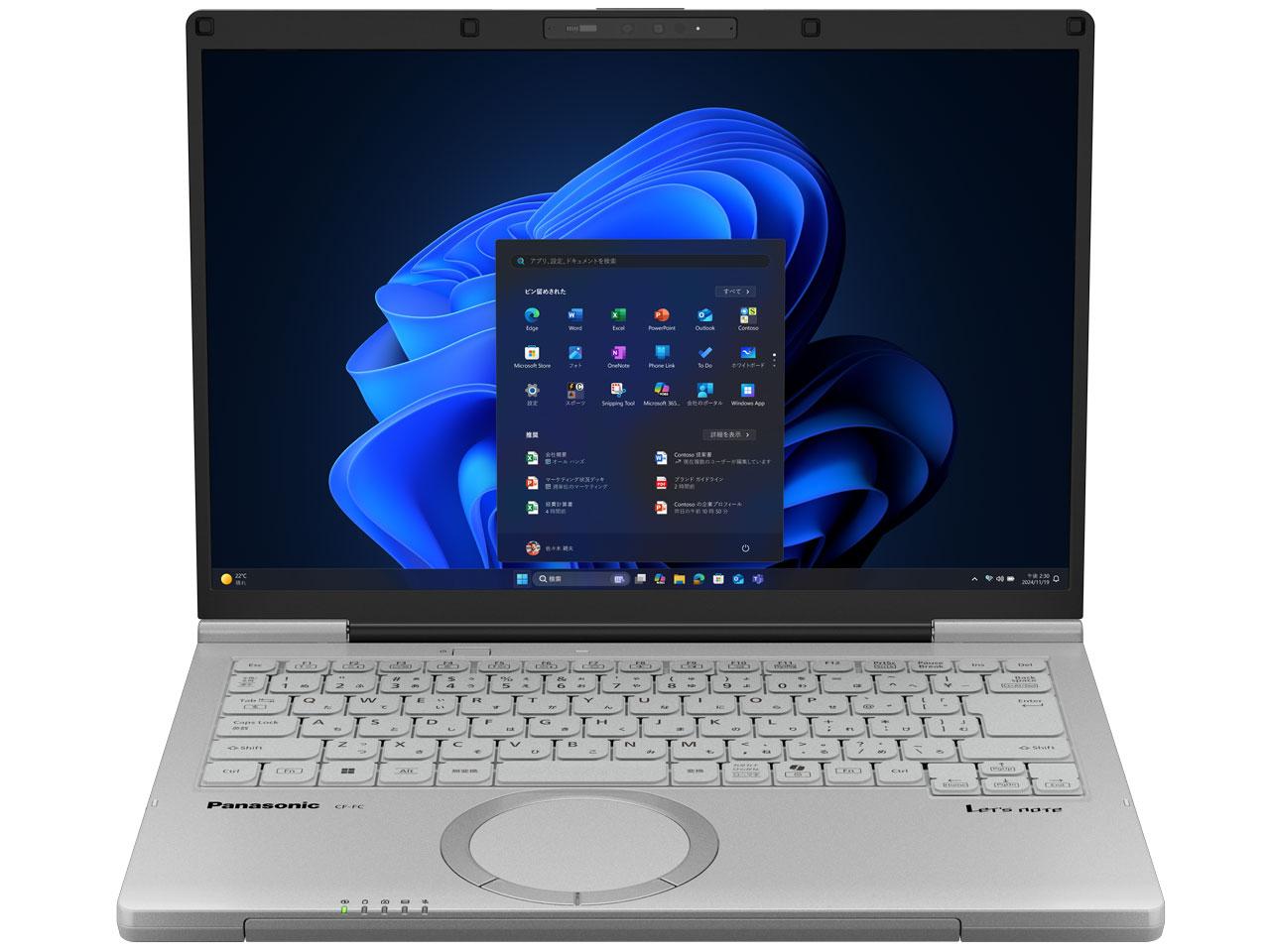 PANASONIC パナソニック Let's note FC6 ビジネスモデル(Ultra5 235U/16GB/SSD512GB/Win11Pro/14.0WUXGA/顔認証)(CF-FC6TDKAS)