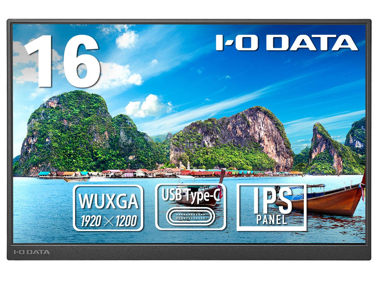IODATA アイオーデータ 広色域＆WUXGA対応16型ディスプレイ(LCD-YC163DX)