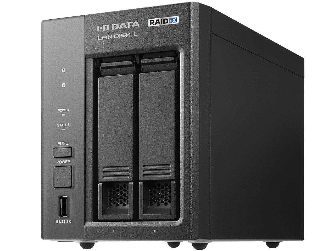 &nbsp;メーカー&nbsp;IODATA アイオーデータ&nbsp;商品カテゴリ&nbsp;外付ドライブ・ストレージ＞ネットワークストレージ&nbsp;発送目安&nbsp;翌日までに発送（休業日除く）&nbsp;お支払方法&nbsp;銀行振込・クレジットカード&nbsp;送料&nbsp;送料無料&nbsp;特記事項&nbsp;&nbsp;その他&nbsp;※※※※※※※※※※※※※※※※※ 仕様 ※※※※※※※※※※※※※※※※※ディスク搭載 標準ドライブベイ数 2対応RAID RAID 0/1LANインターフェイス 1GbEポート(RJ-45)：1・10GbEポート(RJ-45)：1容量 HDD：4TB1TBあたりの価格 38661 円幅x高さx奥行き 119x158x218 mm